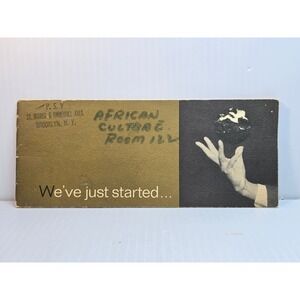 1969 NAACP African Culture Room 124 Event Program Brooklyn NY Vintage